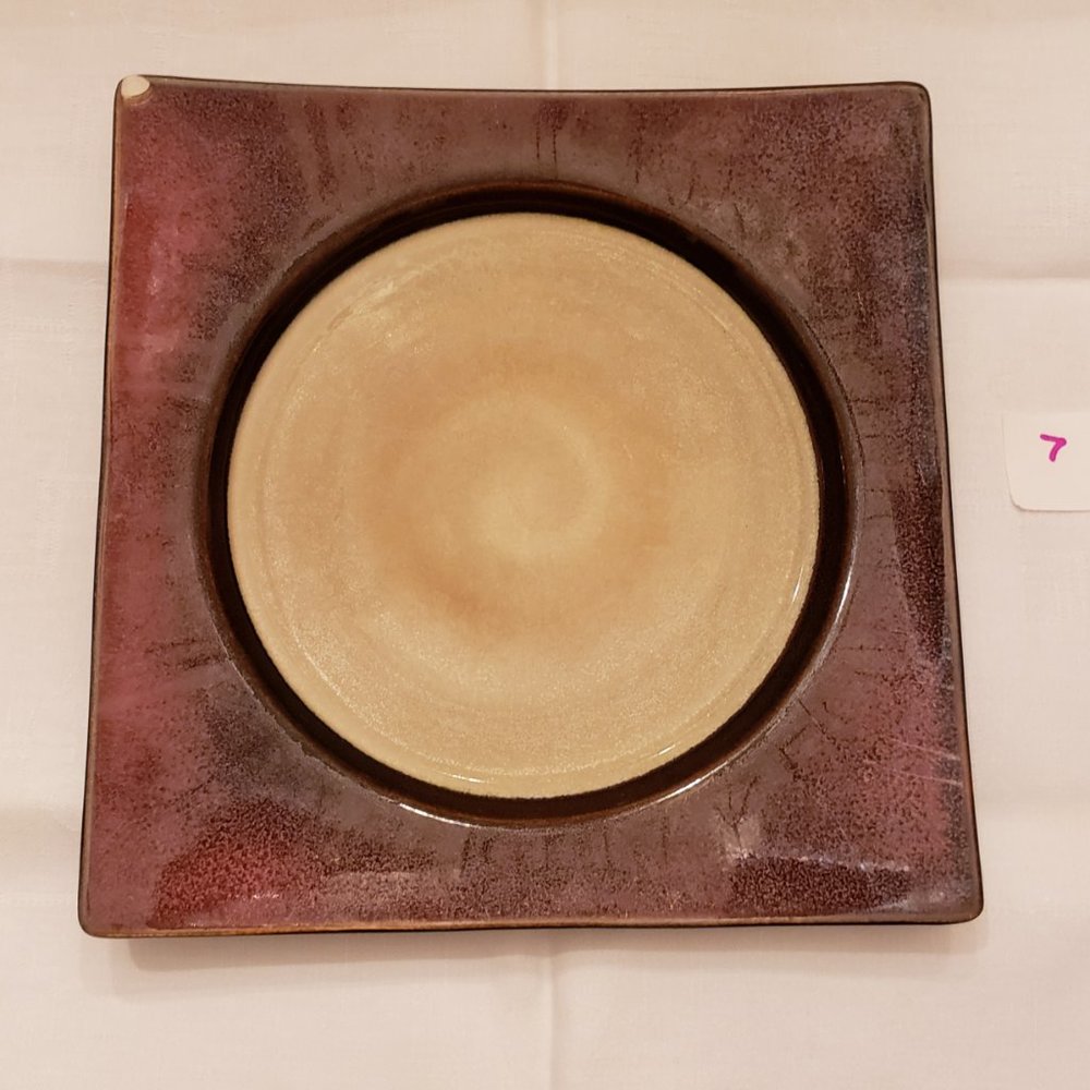 Mikasa Solstice Ruby Red Stoneware Salad Plate Fair Preowned 7